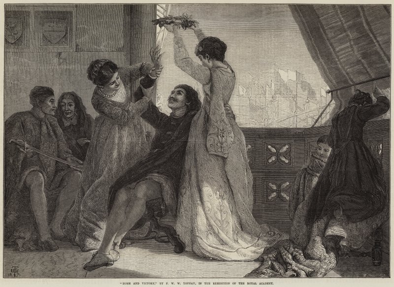 Home and Victory by Francis William Topham