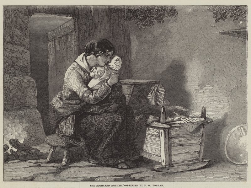 The Highland Mother by Francis William Topham