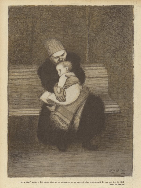 Illustration for Le Rire by Francisco Sancha y Lengo