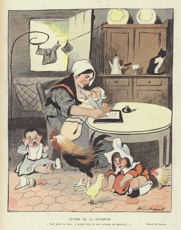 Illustration for Le Rire by Francisco Sancha y Lengo