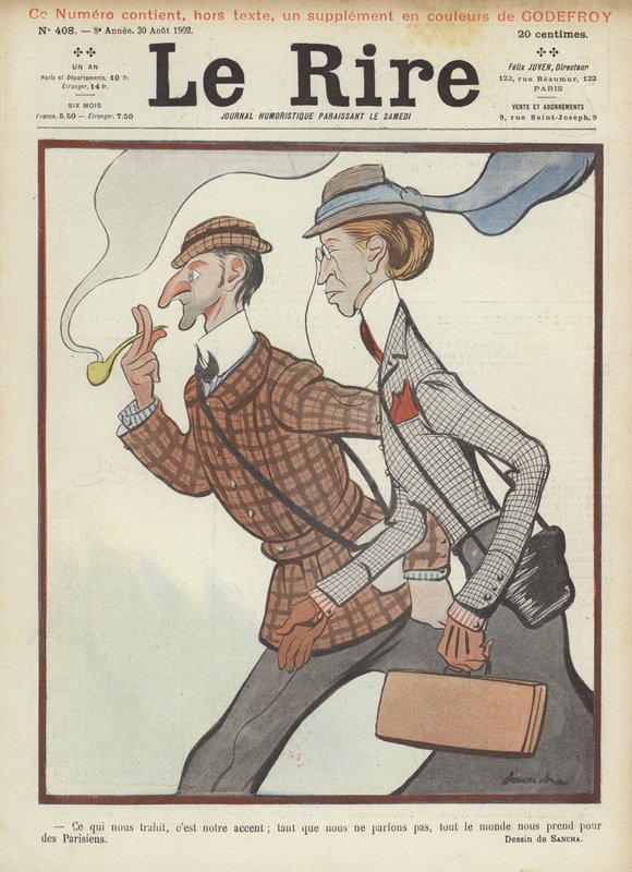 Illustration for Le Rire by Francisco Sancha y Lengo