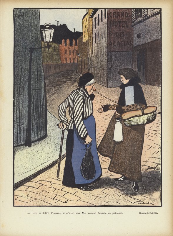 Illustration for Le Rire by Francisco Sancha y Lengo