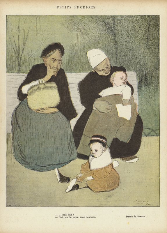 Illustration for Le Rire by Francisco Sancha y Lengo