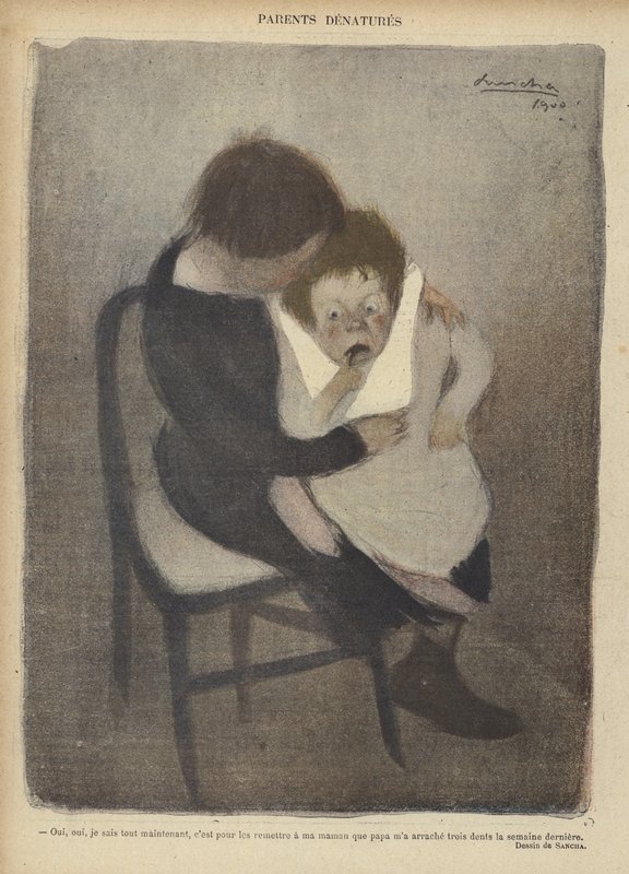 Illustration for Le Rire by Francisco Sancha y Lengo