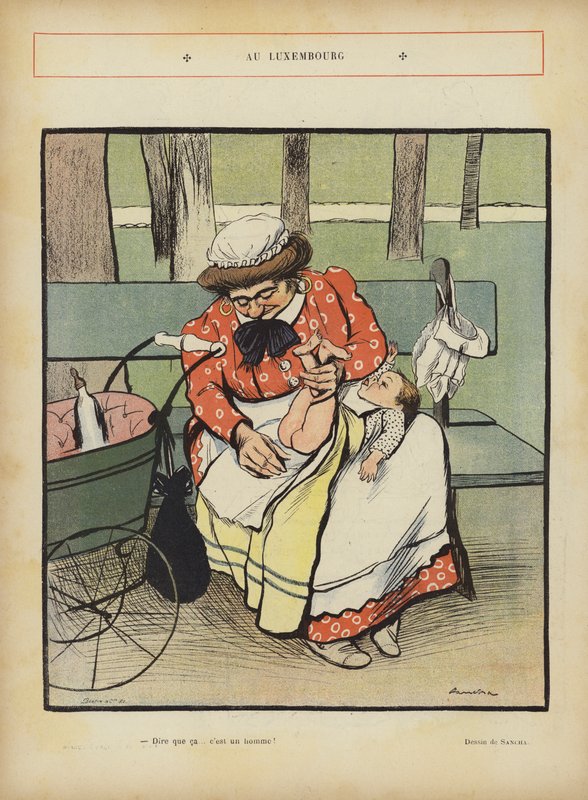 Illustration for Le Rire by Francisco Sancha y Lengo