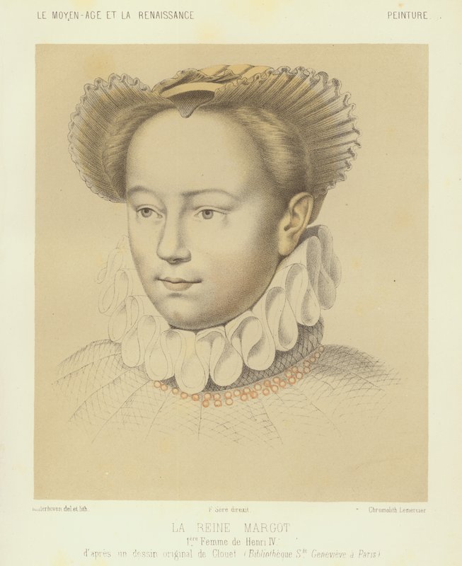 Margaret of Valois, first wife of King Henry IV of France by Francois (after) Clouet