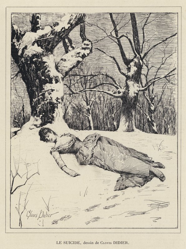 Suicide by Francois Auguste Didier Clovis