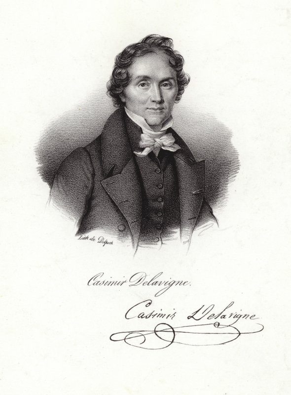 Casimir Delavigne by Francois Seraphin Delpech