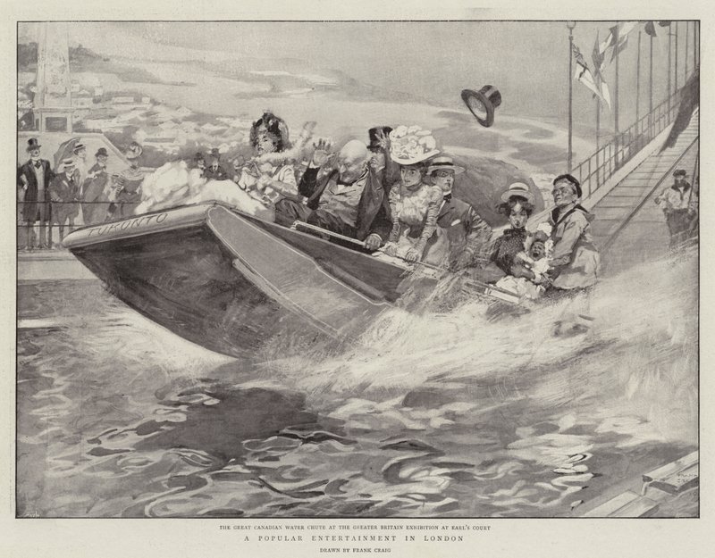 A Popular Entertainment in London by Frank Craig