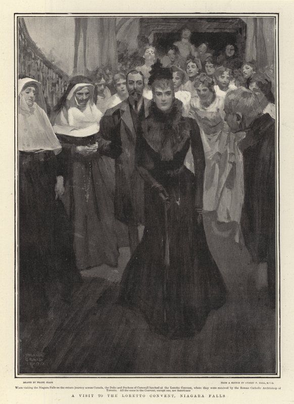 A visit to the Loretto Convent, Niagara Falls by Frank Craig