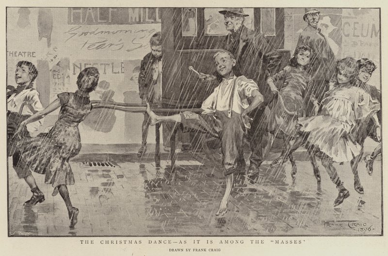 The Christmas Dance, as it is among the Masses by Frank Craig