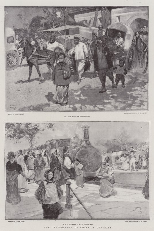 The Development of China, a Contrast by Frank Craig