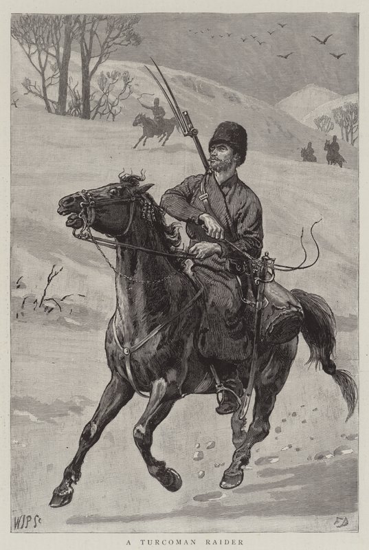 A Turcoman Raider by Frank Dadd