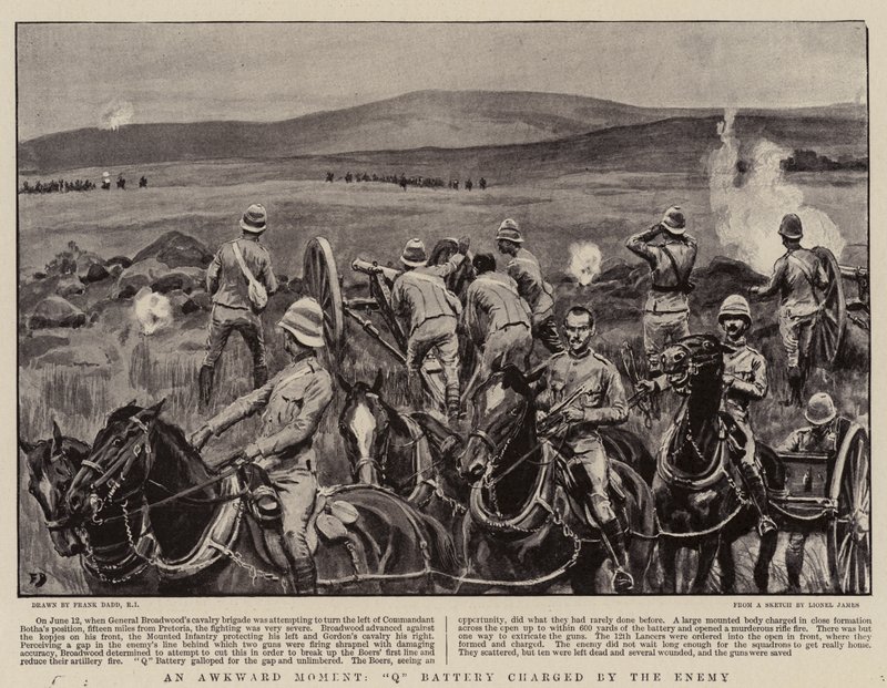 An Awkward Moment, Q Battery Charged by the Enemy by Frank Dadd