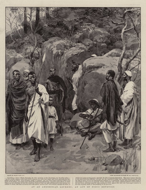 At an Abyssinian Lourdes, An Act of Pious Devotion by Frank Dadd