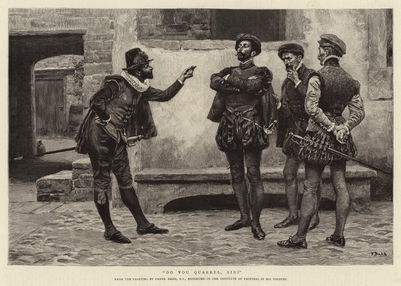 Do You Quarrel, Sir by Frank Dadd