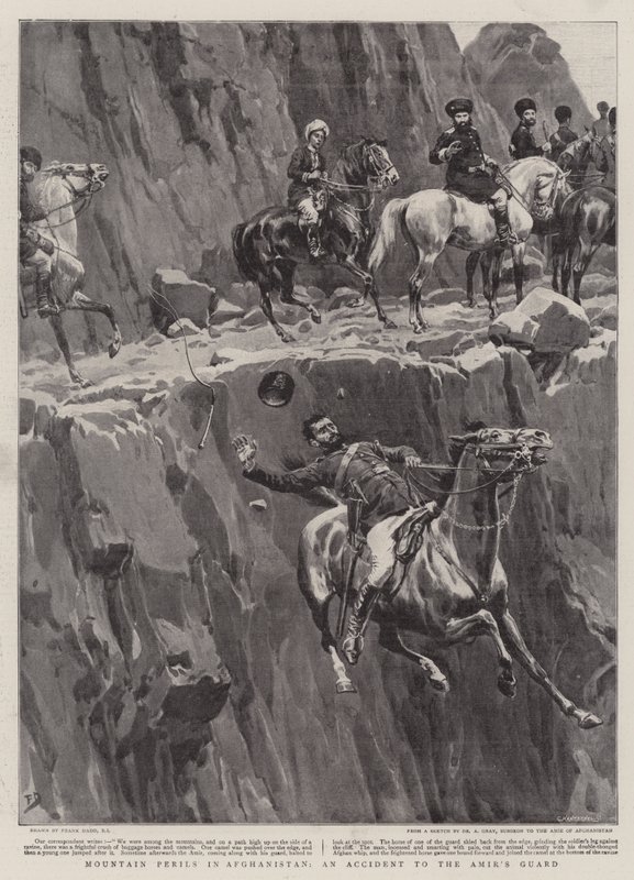 Mountain Perils in Afghanistan, an Accident to the Amir