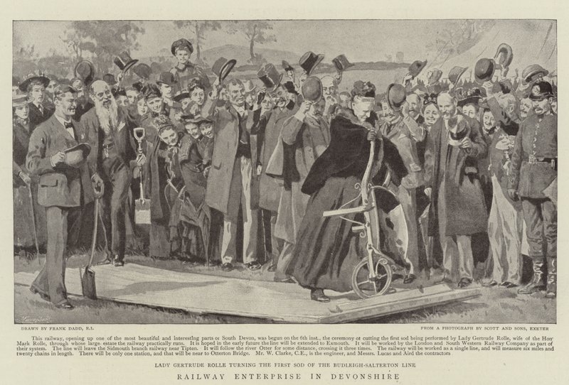 Railway Enterprise in Devonshire by Frank Dadd