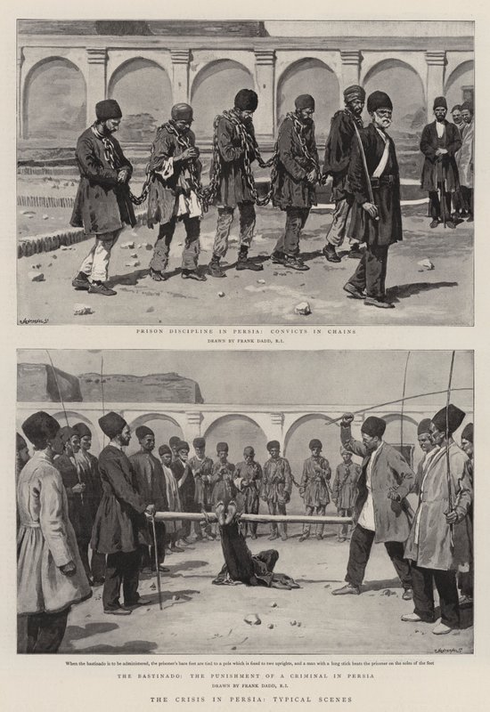 The Crisis in Persia, Typical Scenes by Frank Dadd