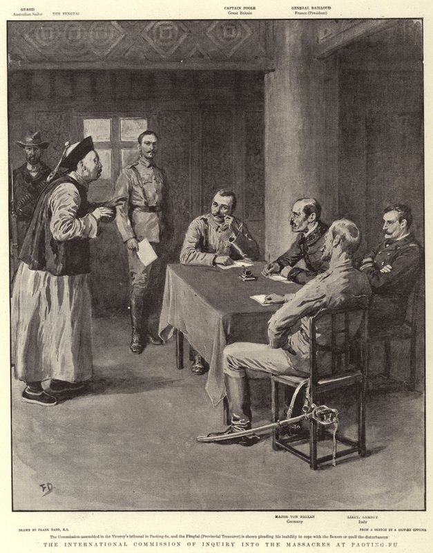 The International Commission of Inquiry into the Massacres at Paoting-Fu by Frank Dadd