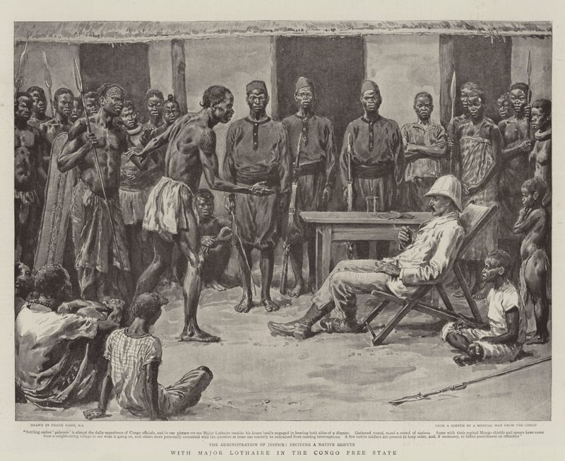 With Major Lothaire in the Congo Free State by Frank Dadd