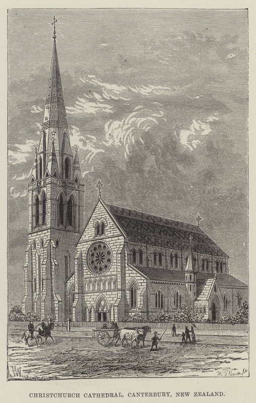 Christchurch Cathedral, Canterbury, New Zealand by Frank Watkins