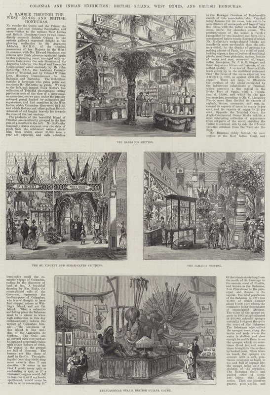 Colonial and Indian Exhibition, British Guiana, West Indies, and British Honduras by Frank Watkins
