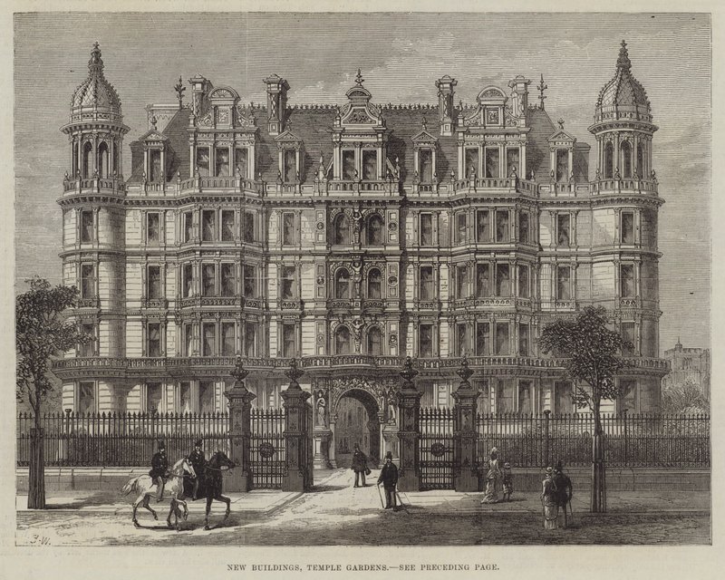 New Buildings, Temple Gardens by Frank Watkins