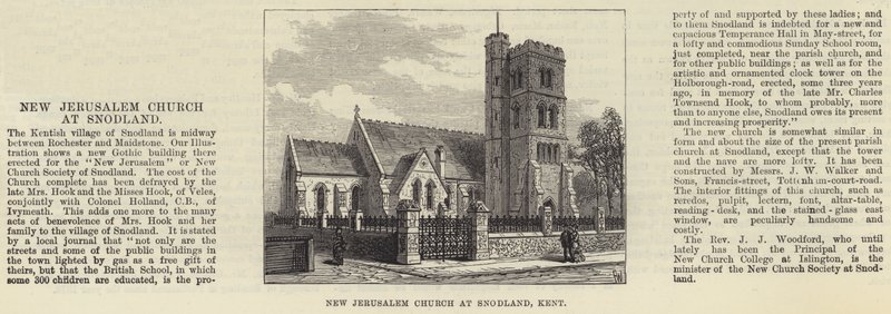 New Jerusalem Church at Snodland, Kent by Frank Watkins