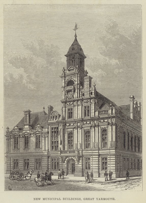 New Municipal Buildings, Great Yarmouth by Frank Watkins