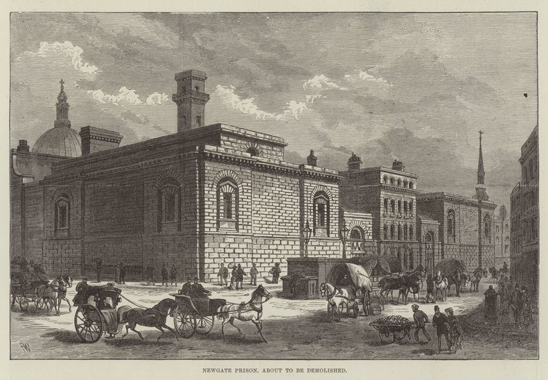 Newgate Prison, about to be demolished by Frank Watkins