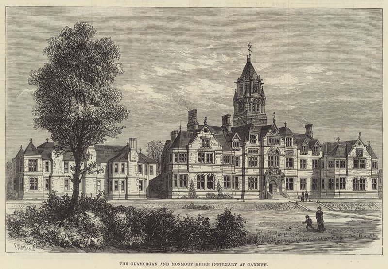 The Glamorgan and Monmouthshire Infirmary at Cardiff by Frank Watkins