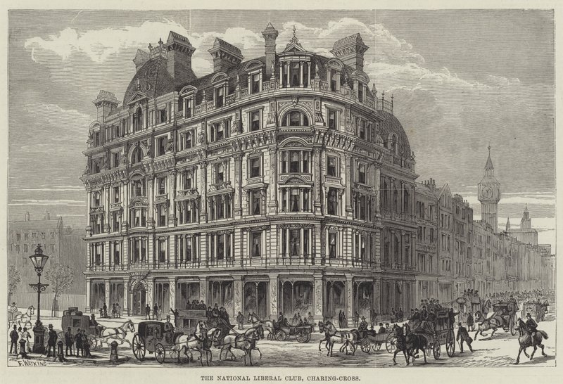 The National Liberal Club, Charing-Cross by Frank Watkins