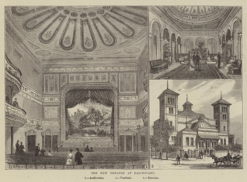 The New Theatre at Eastbourne by Frank Watkins