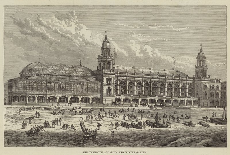 The Yarmouth Aquarium and Winter Garden by Frank Watkins