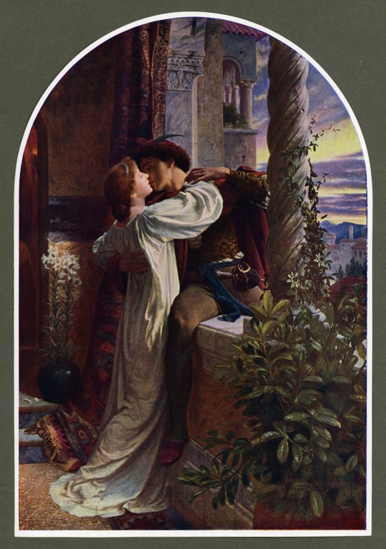 Romeo and Juliet by Frank (after) Dicksee
