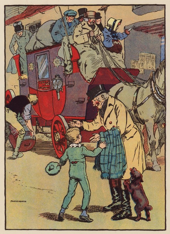 Great-grandfather rode in a stage-coach by Frank Adams