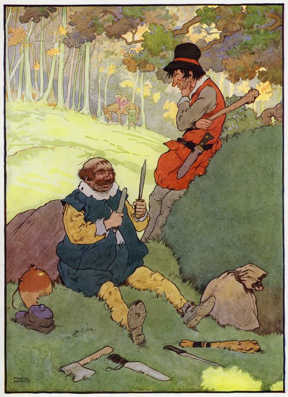 Illustration for Babes in the Wood by Frank Adams