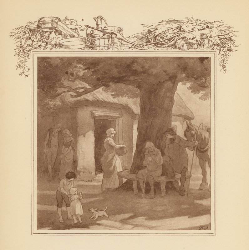 Illustration for Gray’s Elegy by Frank Adams
