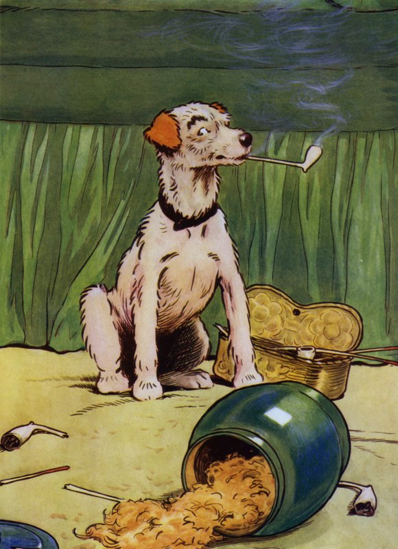 Illustration for Old Mother Hubbard by Frank Adams