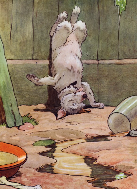 Illustration for Old Mother Hubbard by Frank Adams