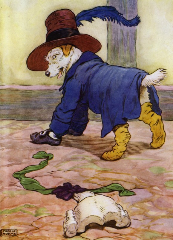 Illustration for Old Mother Hubbard by Frank Adams