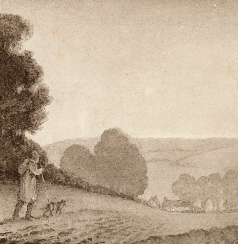 Illustration for The Scholar-Gipsy by Matthew Arnold by Frank Adams