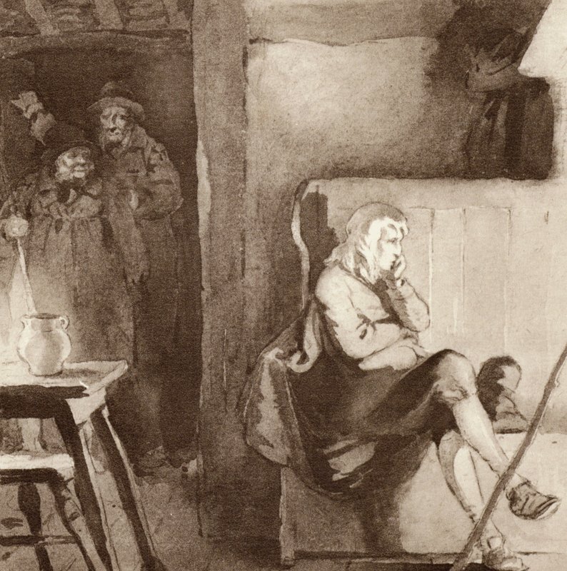 Illustration for The Scholar-Gipsy by Matthew Arnold by Frank Adams