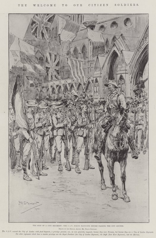 The Welcome to Our Citizen Soldiers by Frank Algenon Stewart
