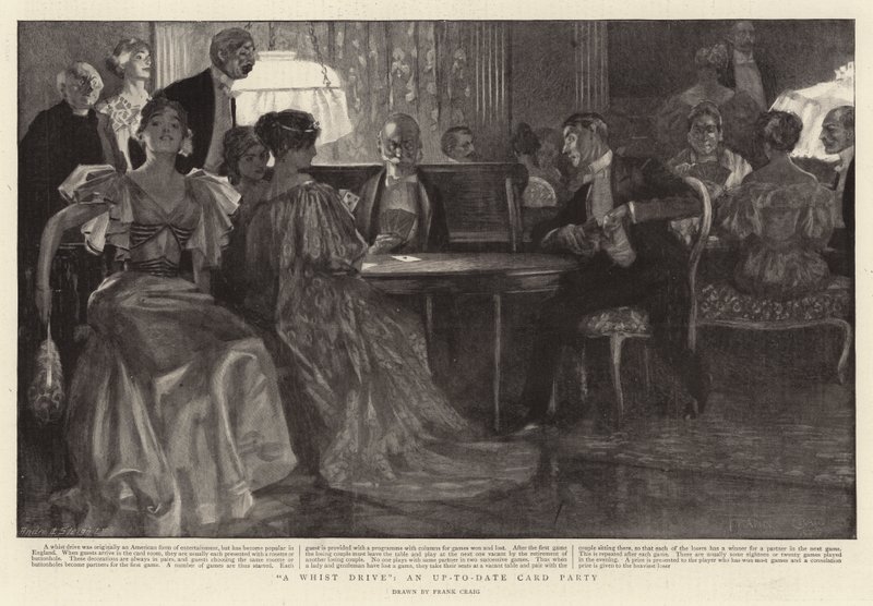 A Whist Drive, an Up-to-Date Card Party by Frank Craig