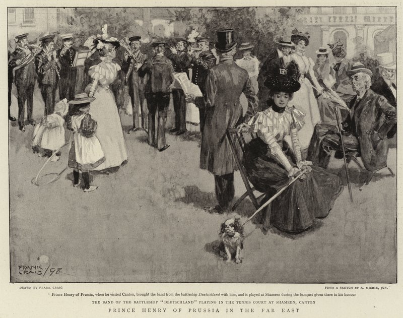 Prince Henry of Prussia in the Far East by Frank Craig