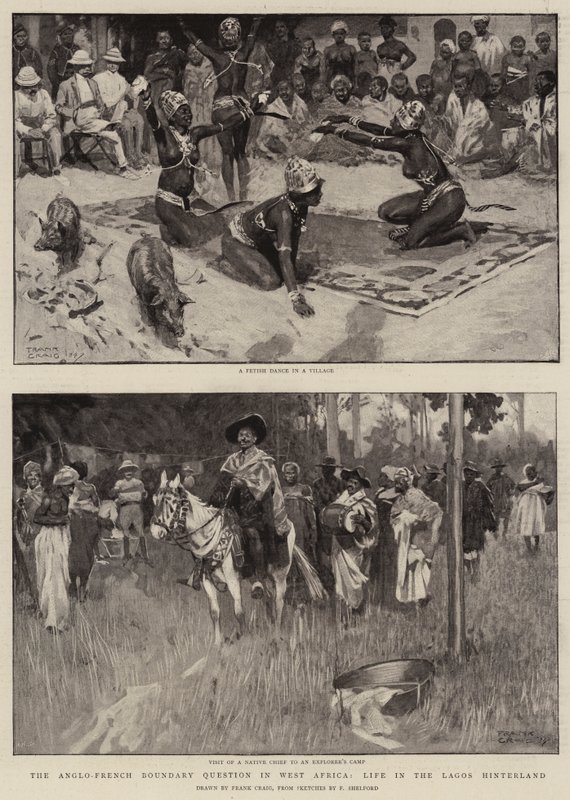The Anglo-French Boundary Question in West Africa, Life in the Lagos Hinterland by Frank Craig
