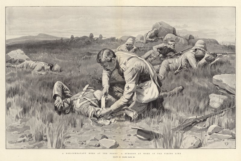 A Non-Combatant Hero at the Front a Surgeon at Work in the Firing Line by Frank Dadd
