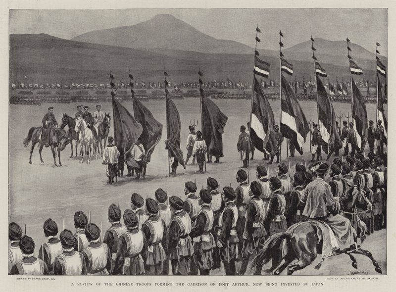 A Review of the Chinese Troops forming the Garrison of Port Arthur, now being invested by Japan by Frank Dadd
